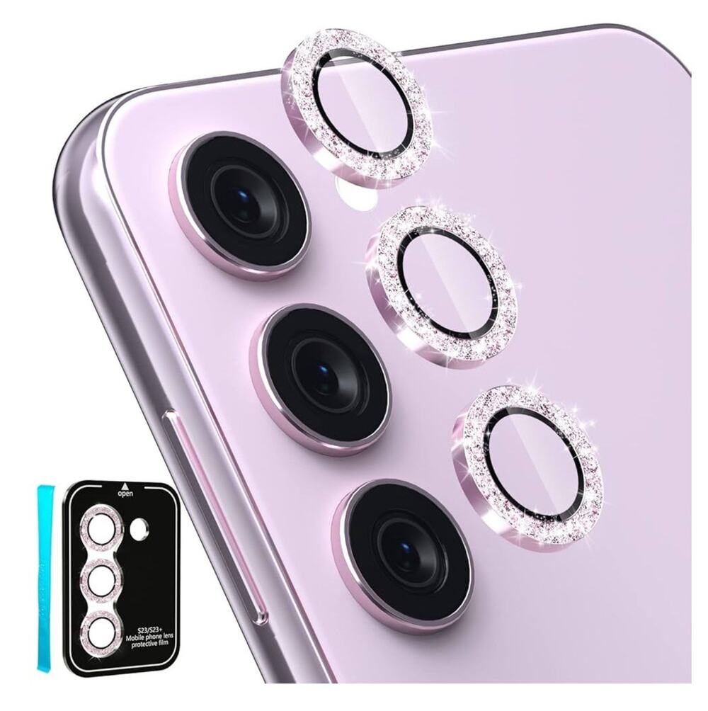 CloudValley 3 Pcs for Samsung Galaxy S23 Camera Lens Protector